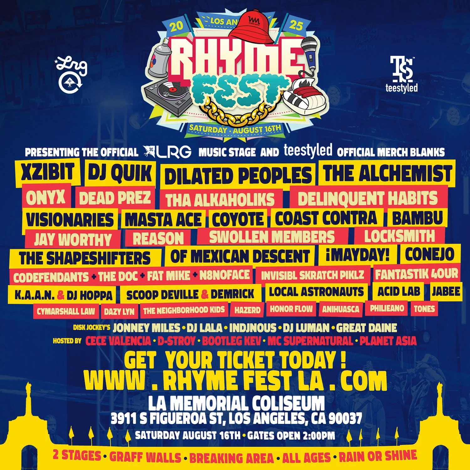 H.F.P. Live @ Rhymefest 2025 with Xzibit, DJ Quik, Dilated Peoples